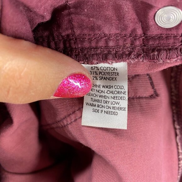 5 For $40 LOFT Pants Women's 26/2P Pink Modern Skinny Low-Rise Floral Print - Picture 9 of 13